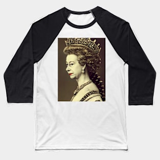 Queen Elizabeth Baseball T-Shirt